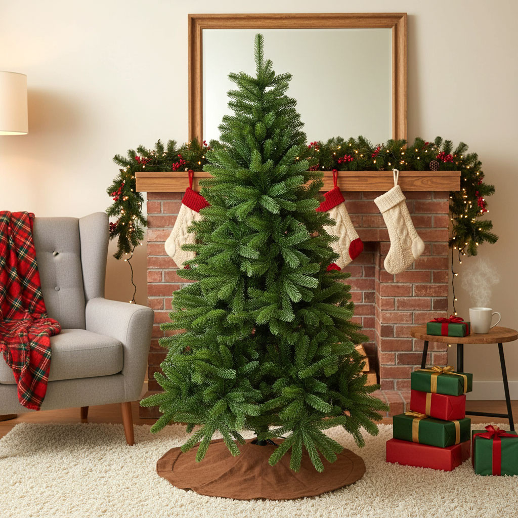 ALBERO DI NATALE SILIONE CM.270 1800 PUNTE