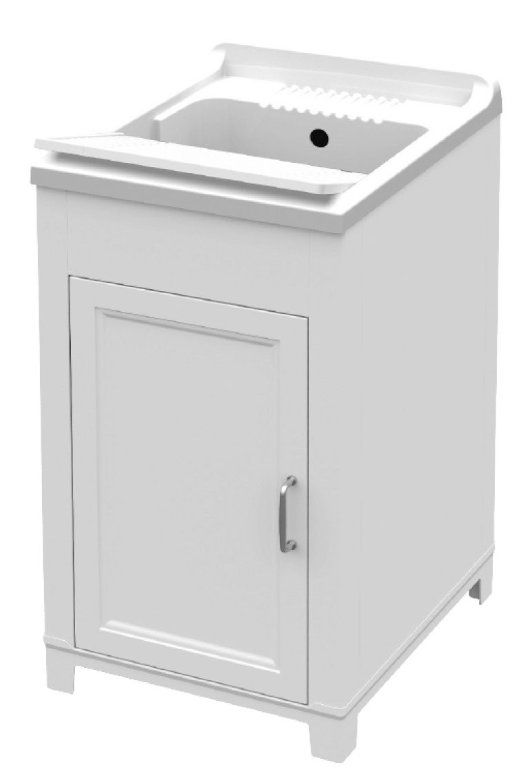 LAVATOIO IN RESINA CM.46.5X50.5X87H