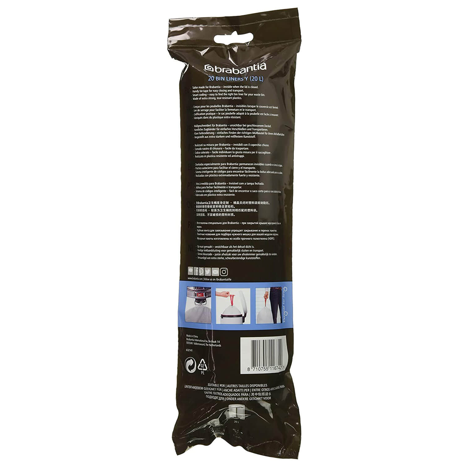 *SACCHETTI PERF.Y 20L PZ.20 BIANCO