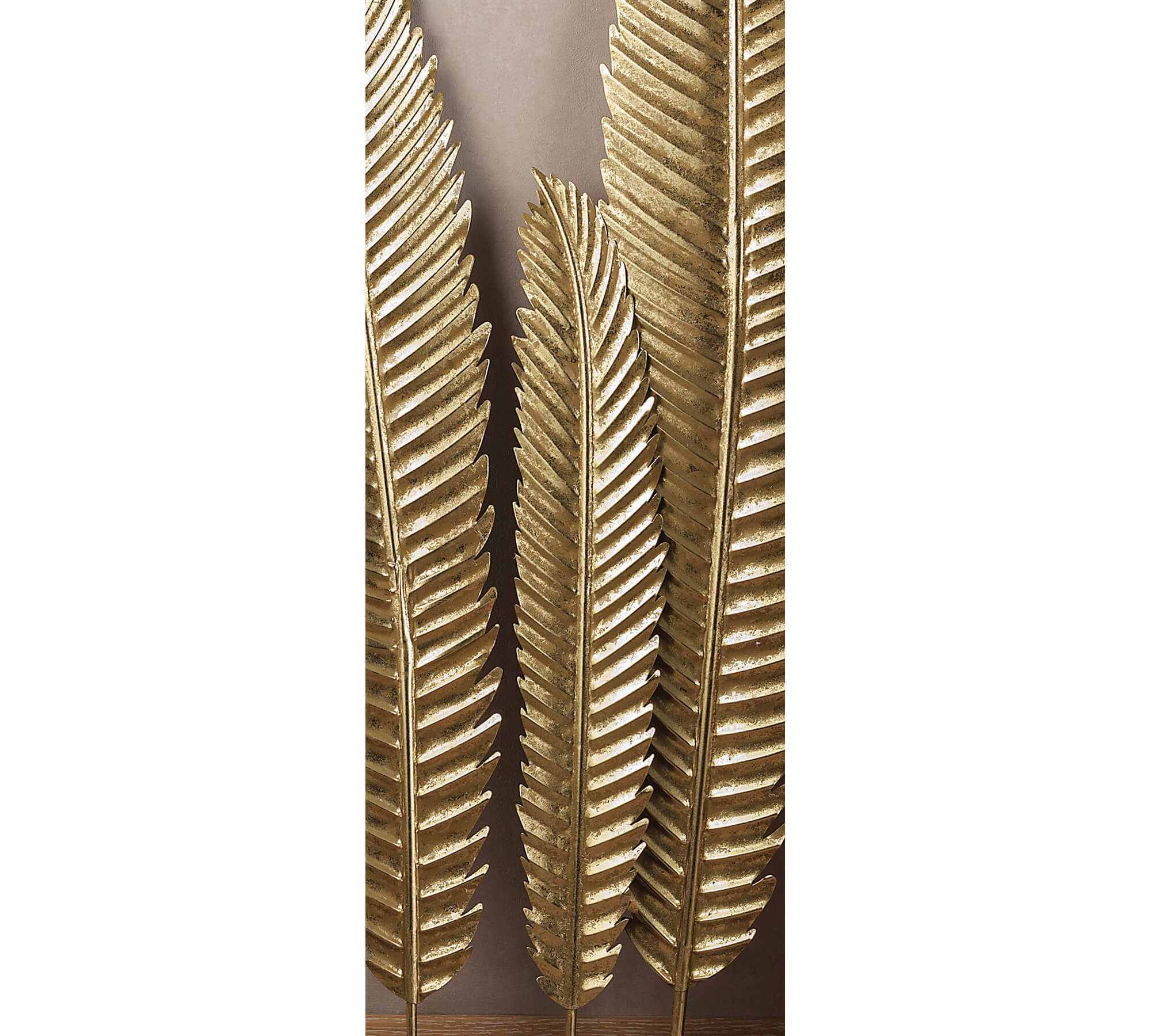 PIUMA IN FERRO PER DECORAZIONE CM.16X95H ORO