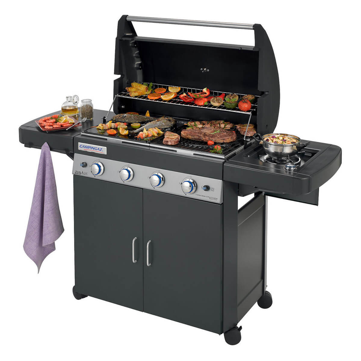 BARBECUE 4 SERIES CLASSIC LS PLUS DARK DUAL GAS