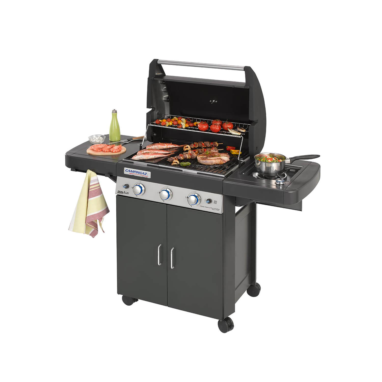 BARBECUE 3 SERIES CLASSIC LS PLUS DARK DUAL GAS