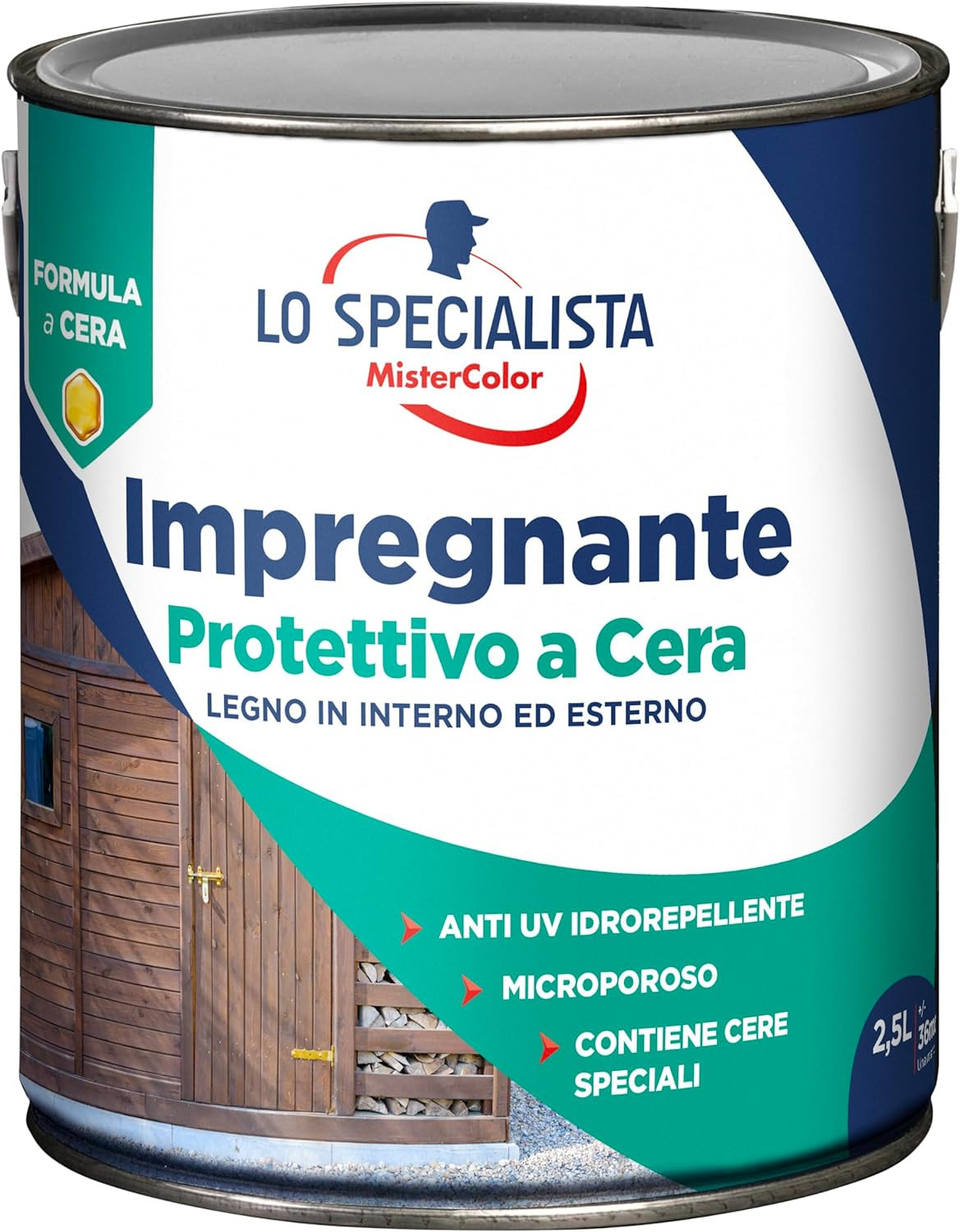 IMPREGNANTE CERA ACQUA INCOLORE LT.2.5