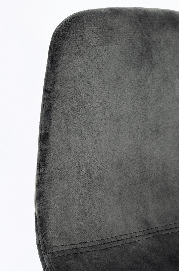 SGABELLO IRELIA VELLUTO GRIGIO SCURO