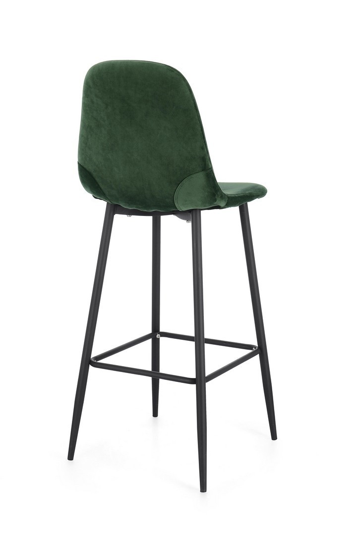 *SGABELLO IRELIA VELLUTO VERDE SC.
