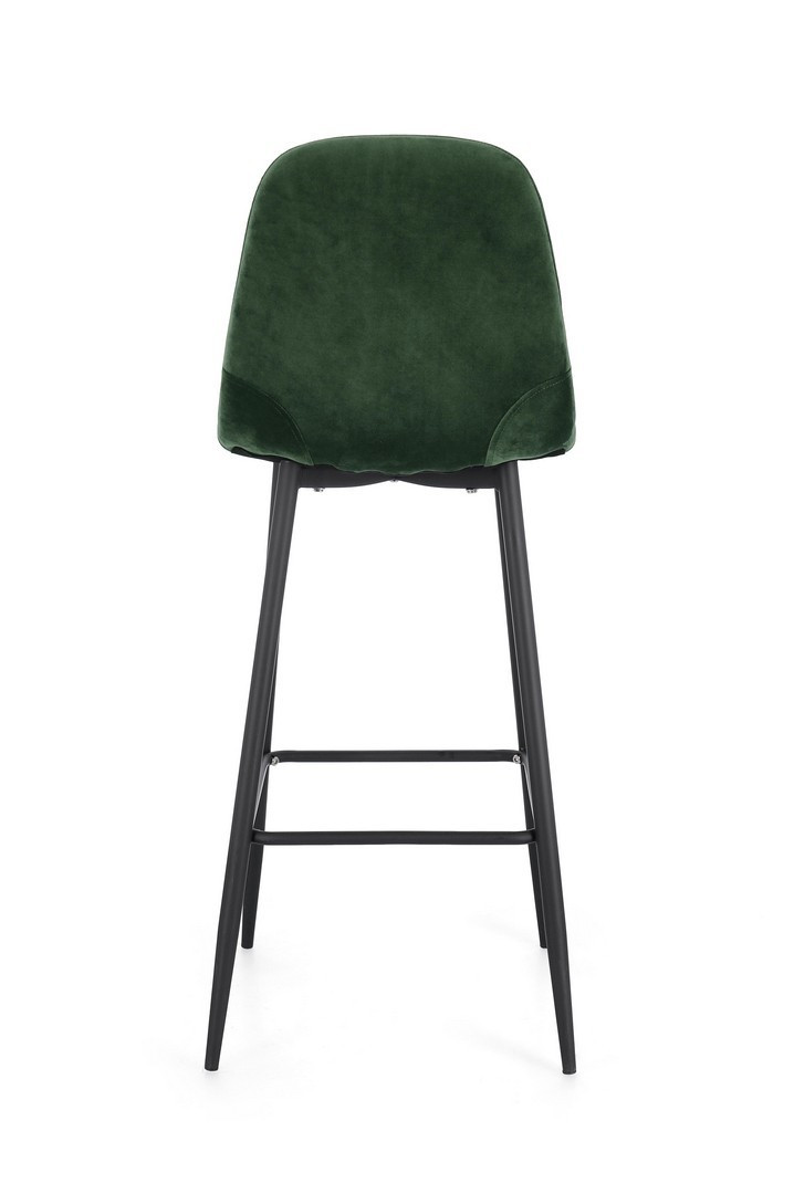 *SGABELLO IRELIA VELLUTO VERDE SC.
