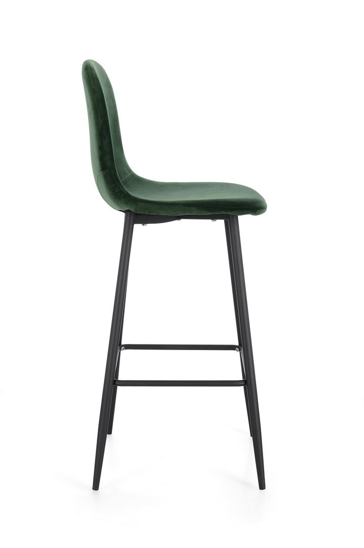 *SGABELLO IRELIA VELLUTO VERDE SC.
