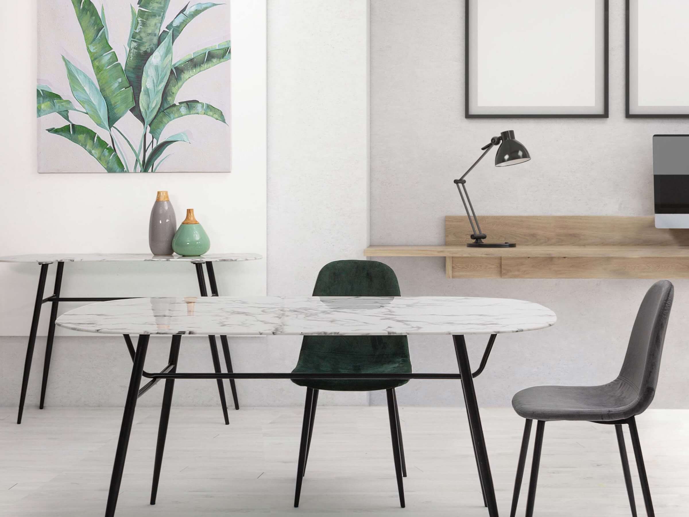 SEDIA IRELIA VELLUTO GRIGIO