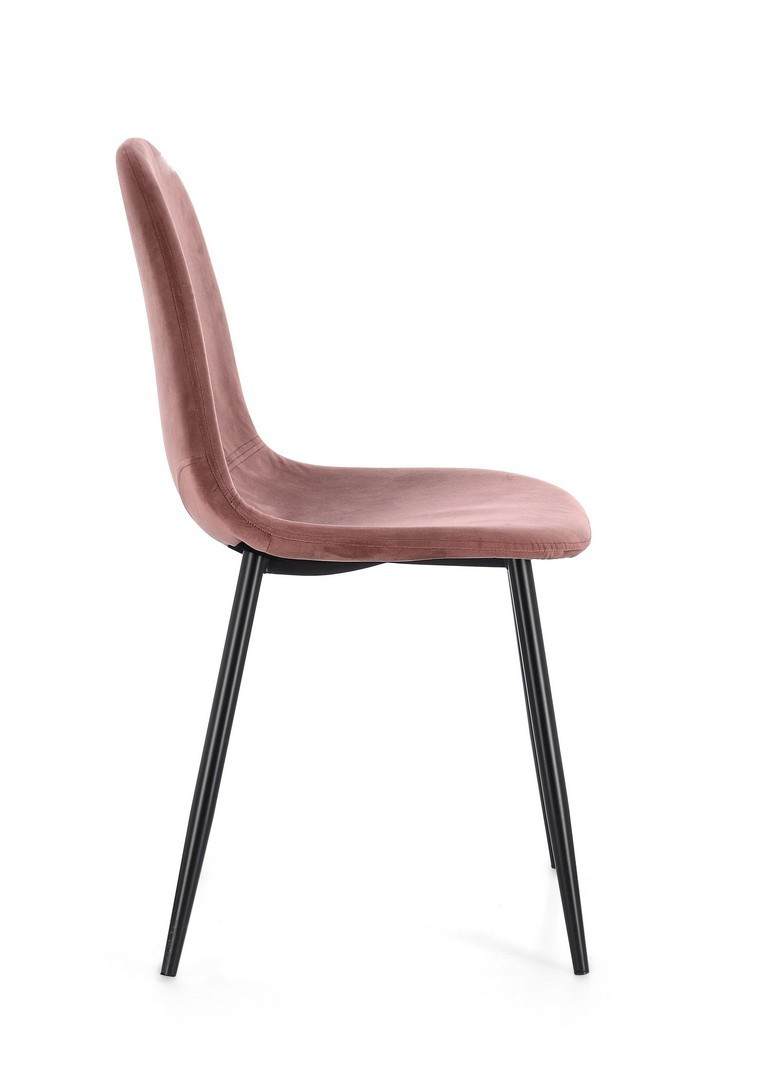SEDIA IRELIA VELLUTO ROSA