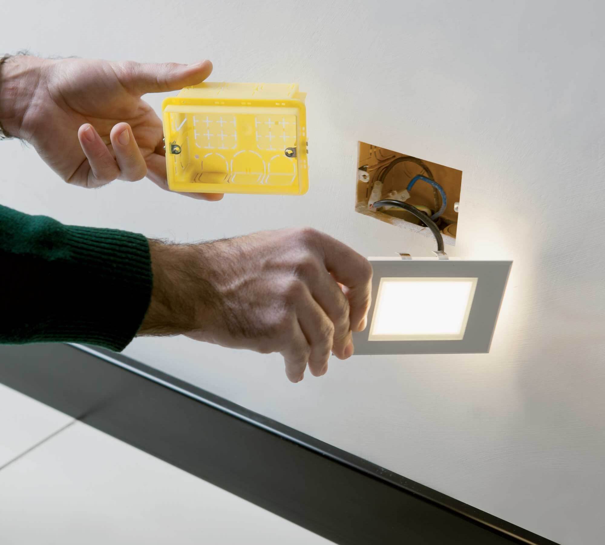 *SPINA INCASSO DENTE LED 3W 4000K GRIGIO