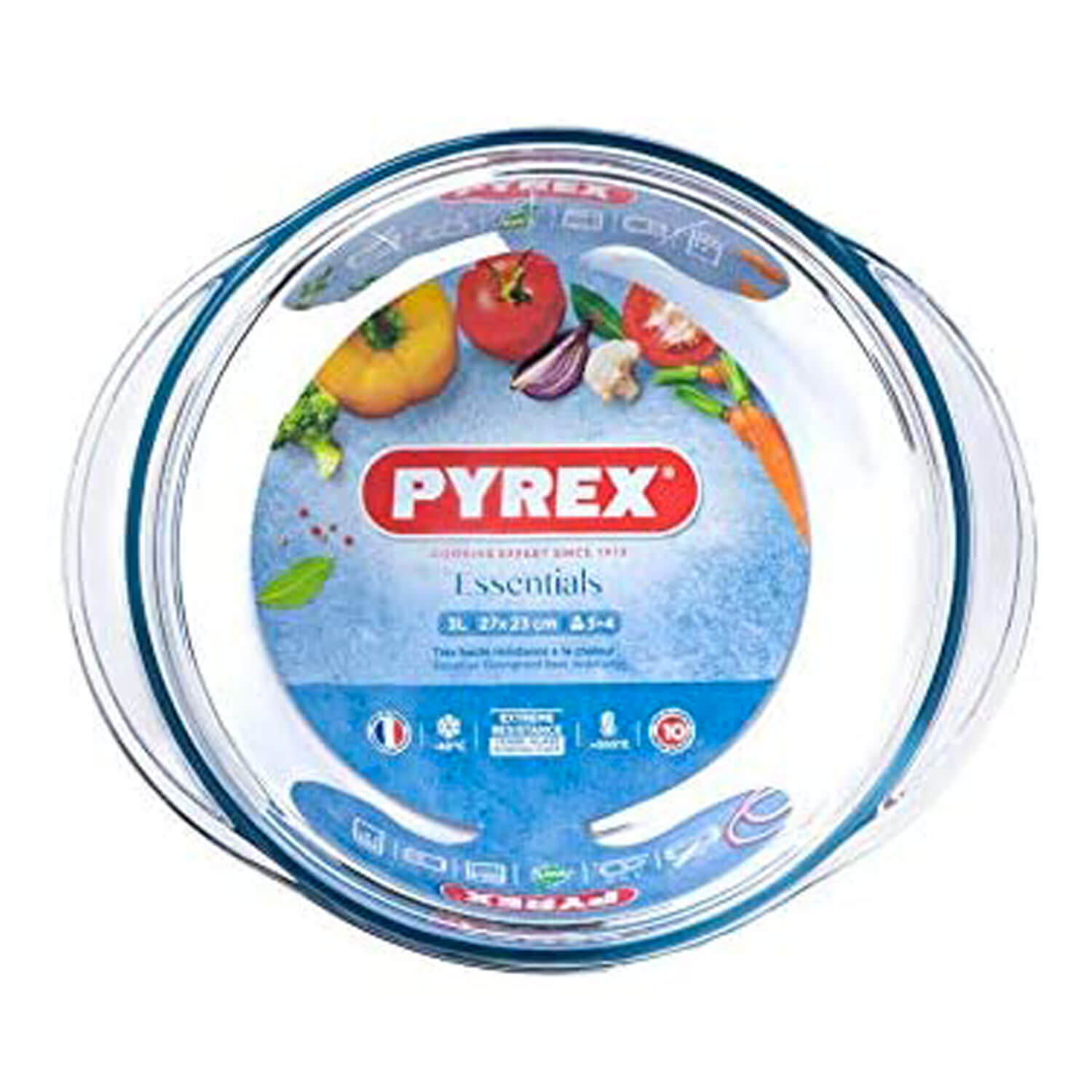 CASSERUOLA PYREX TONDA CM.27X23X11H