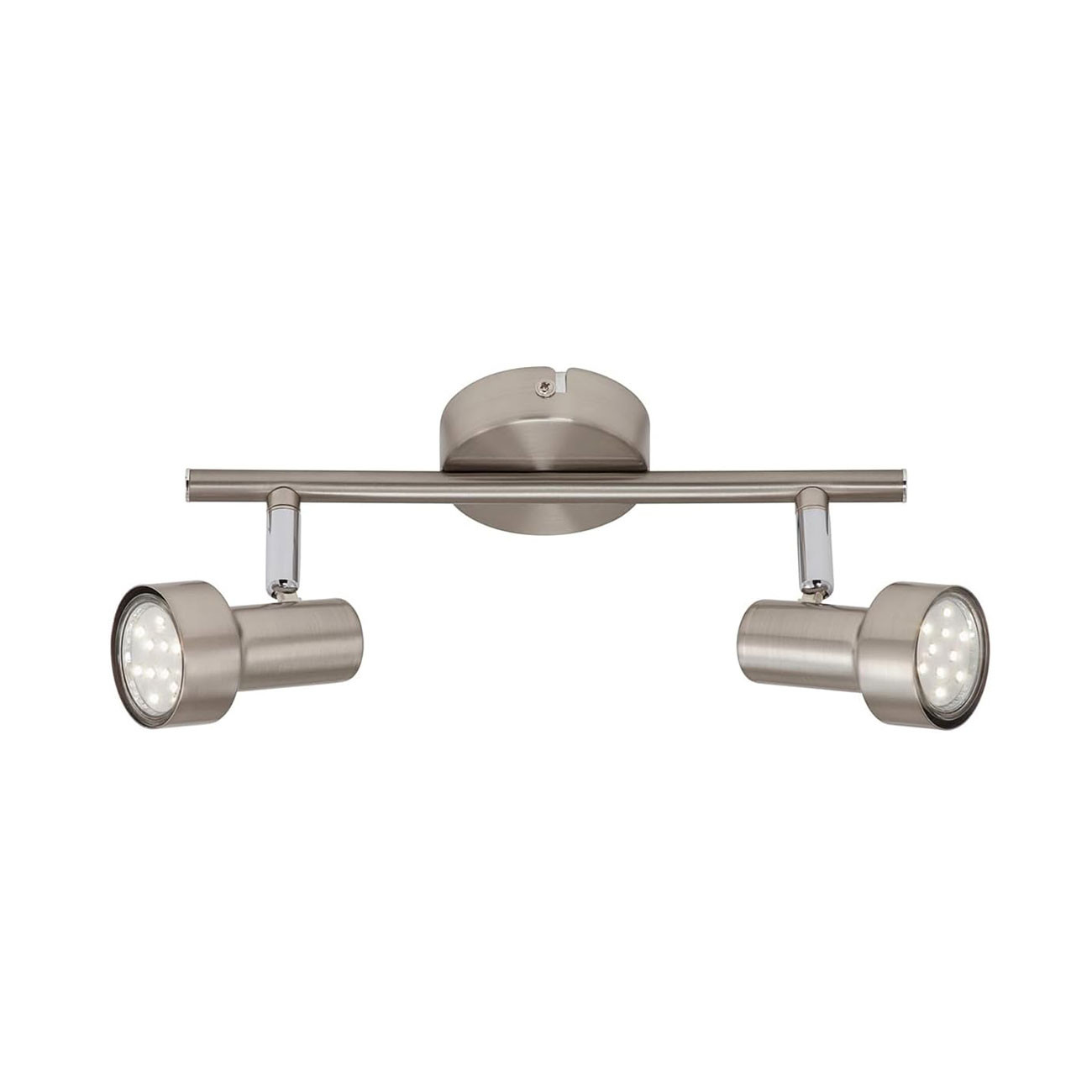 SUB 2LED GU10 3W.250LM NICKEL SATINATO
