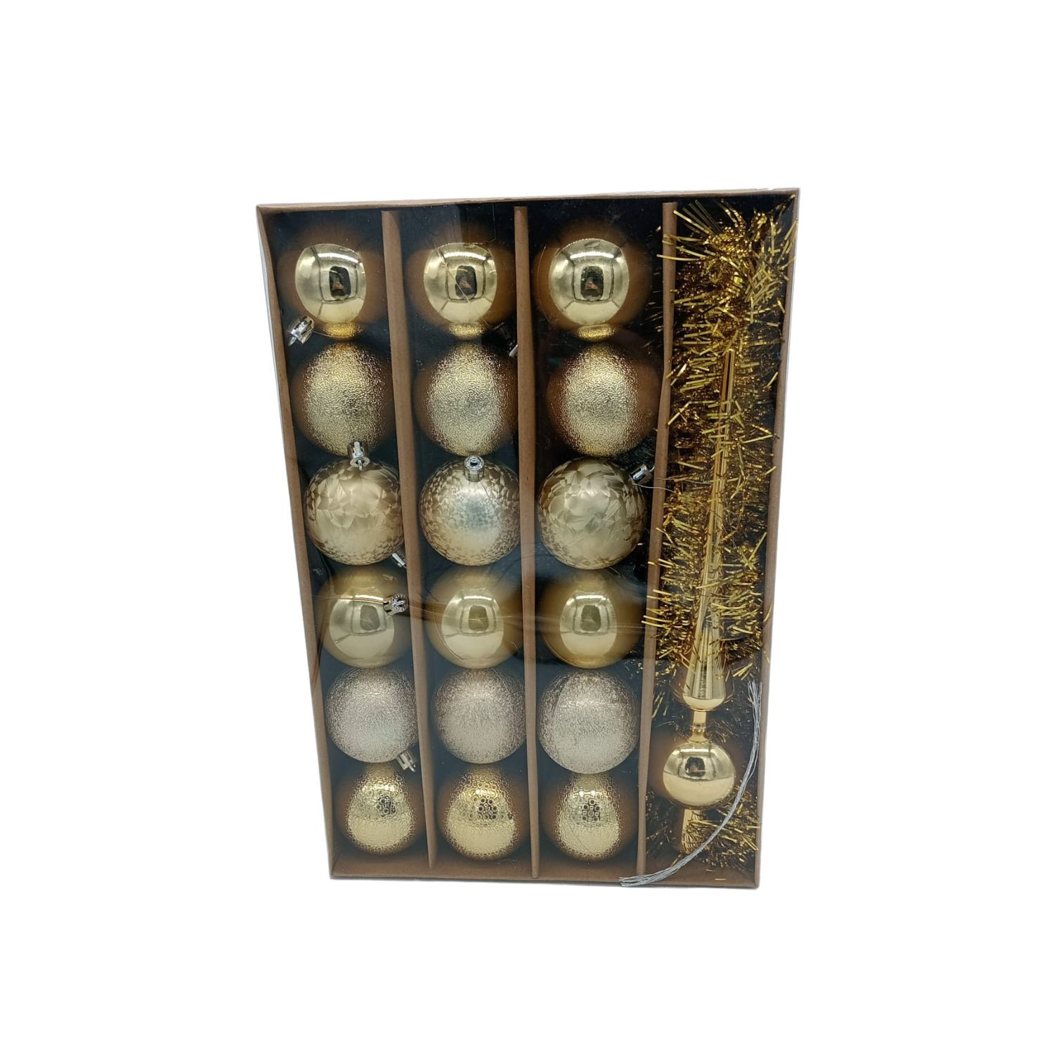 SET18 PALLE D.6 CON FILO E PUNTALE ORO