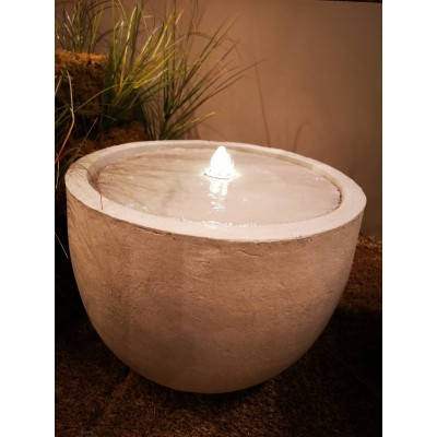 FONTANA TONDA D.36X27.3 BIANCO