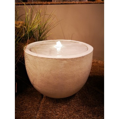 FONTANA TONDA D.36X27.3 BIANCO