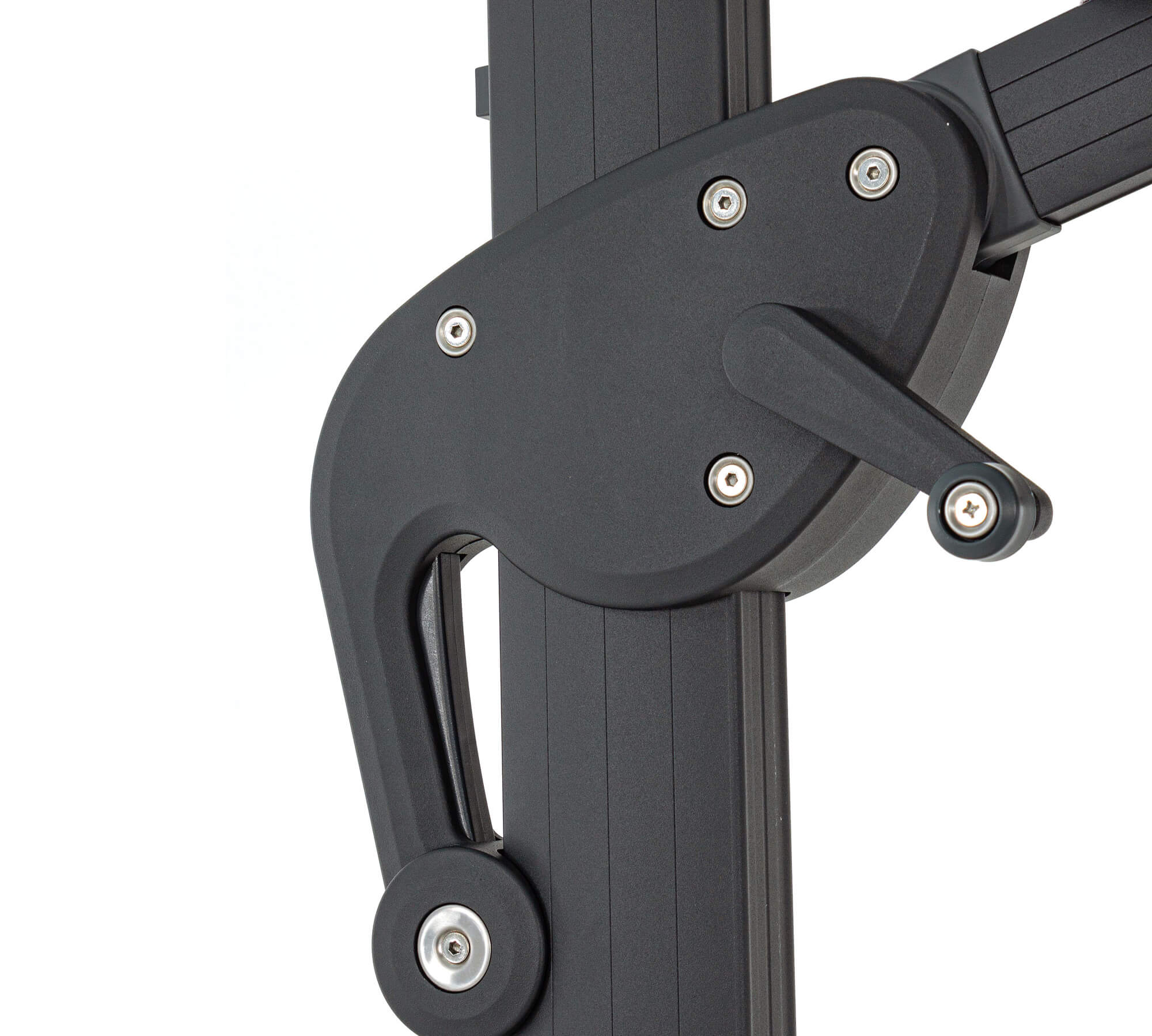 OMBRELLONE BRACCIO INES 3X3 ANTRAC.GRIGIO C/COP.