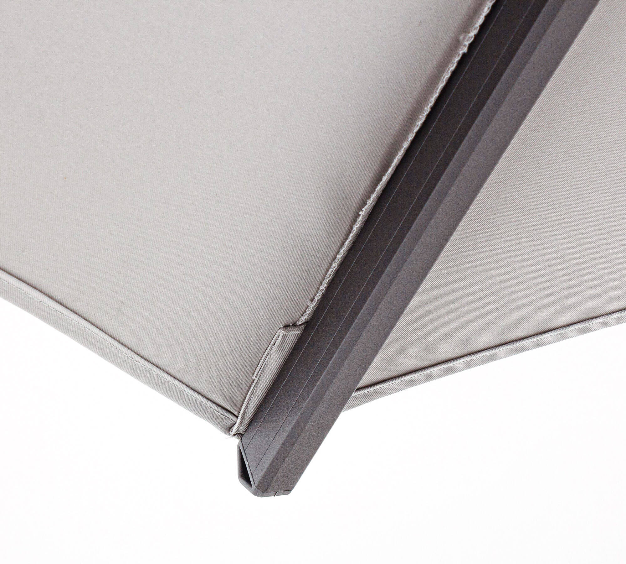 OMBRELLONE BRACCIO INES 3X3 ANTRAC.GRIGIO C/COP.