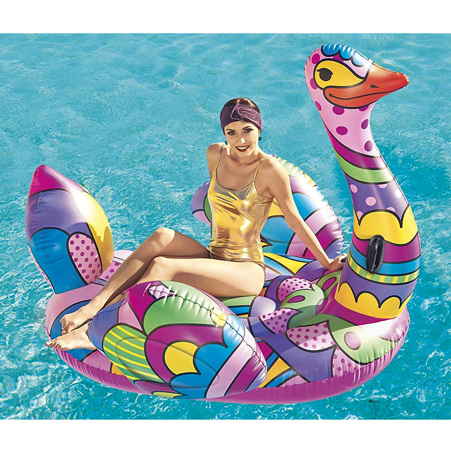*CAVALCABILE POP ART STRUZZO CM.190X166