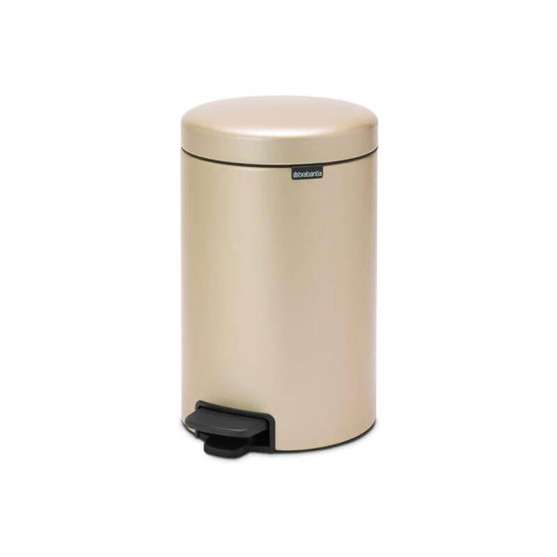 *PATTUMIERA PEDALE NEWLCON 12LT.CHAMPAGNE