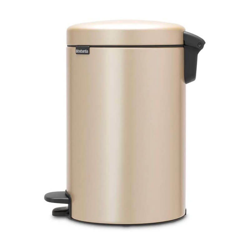 *PATTUMIERA PEDALE NEWLCON 12LT.CHAMPAGNE