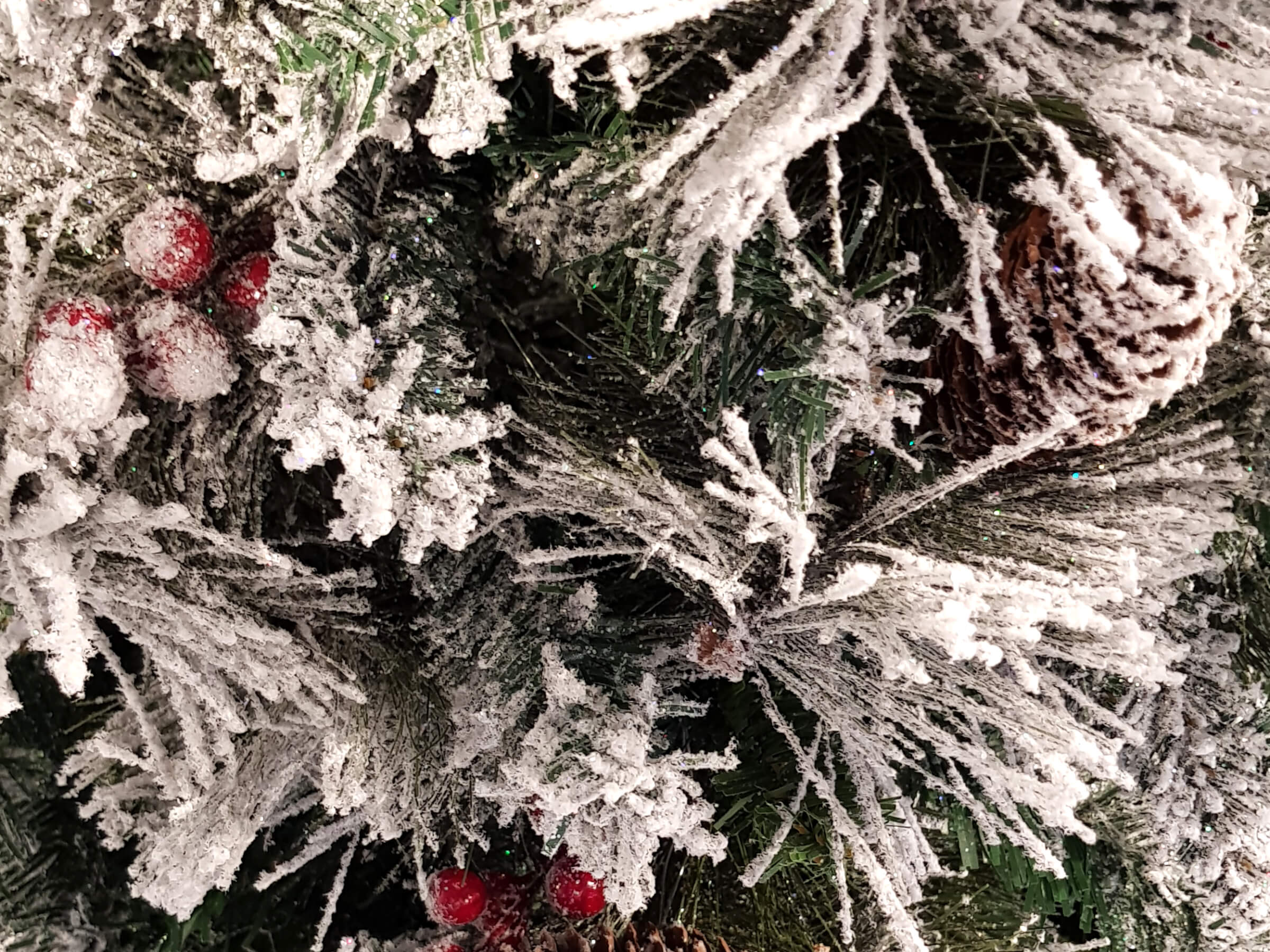 ALBERO DI NATALE INNEVATO CM.270 2190 PUNTE