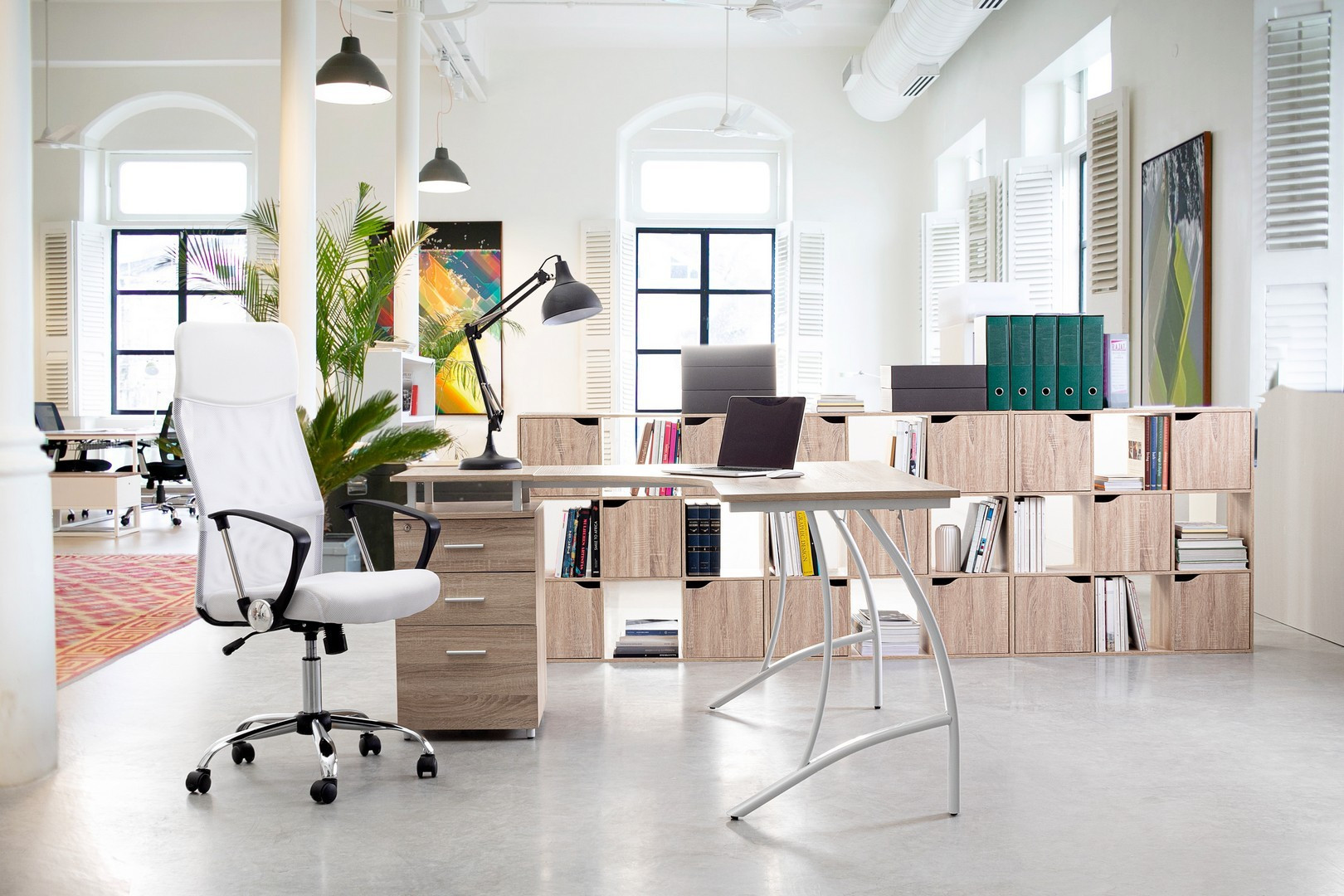 POLTRONA UFFICIO C-BR.DAKAR BIANCO