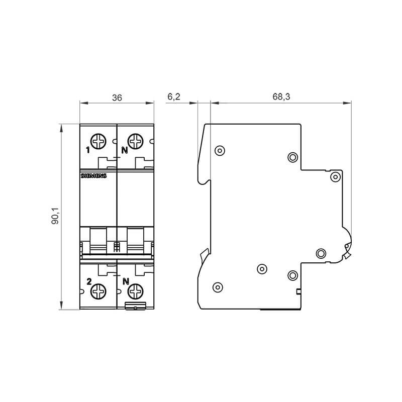 MAGNETO TERMICO DOPPIO 25A