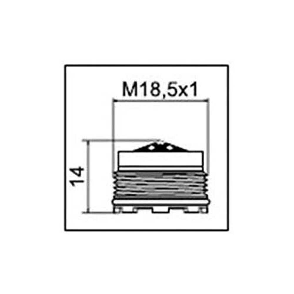 AERATORE A SCOMPARSA CACHE'TJ M18.5X1