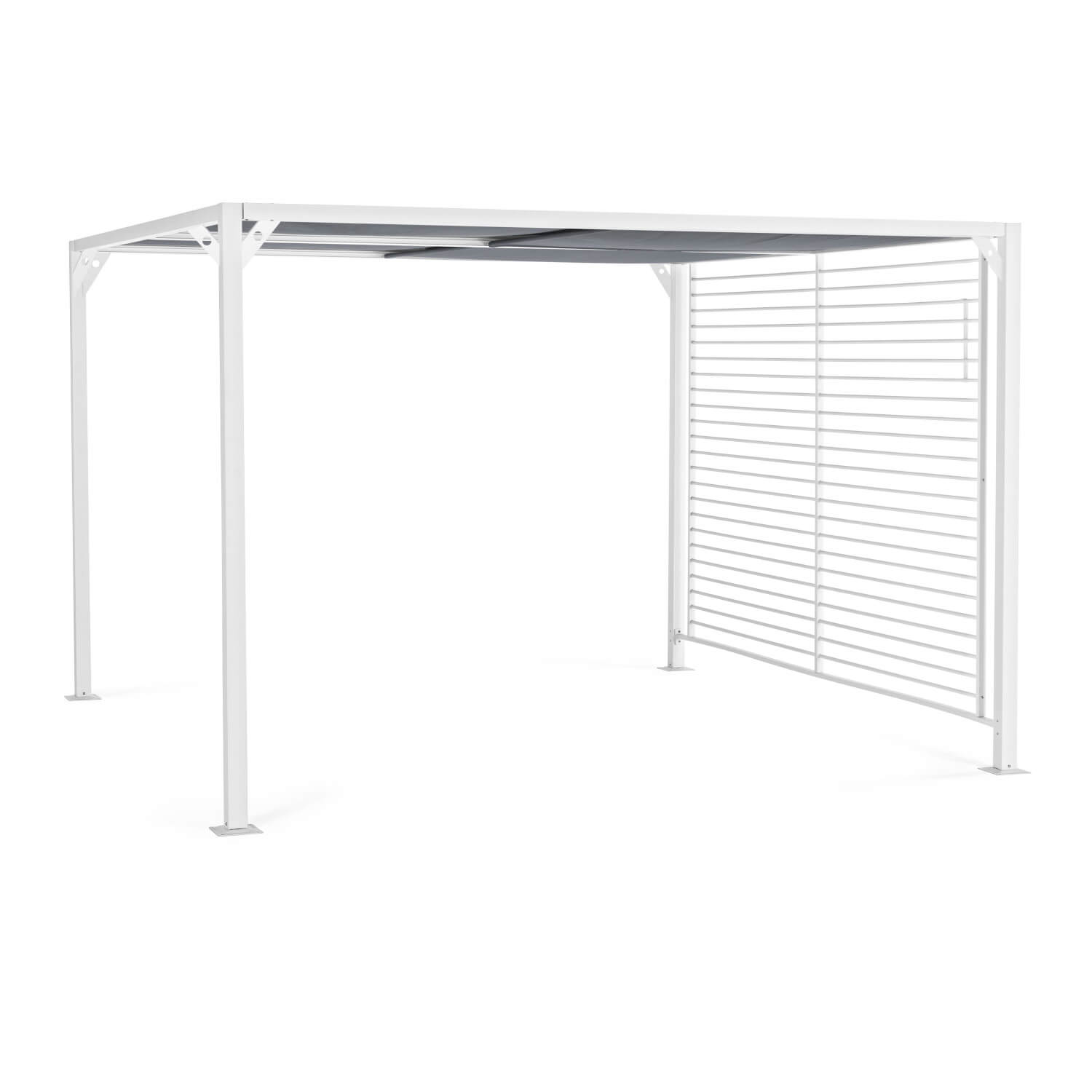 GAZEBO NOAH 3X3.6 ALLUMINIO BIANCO