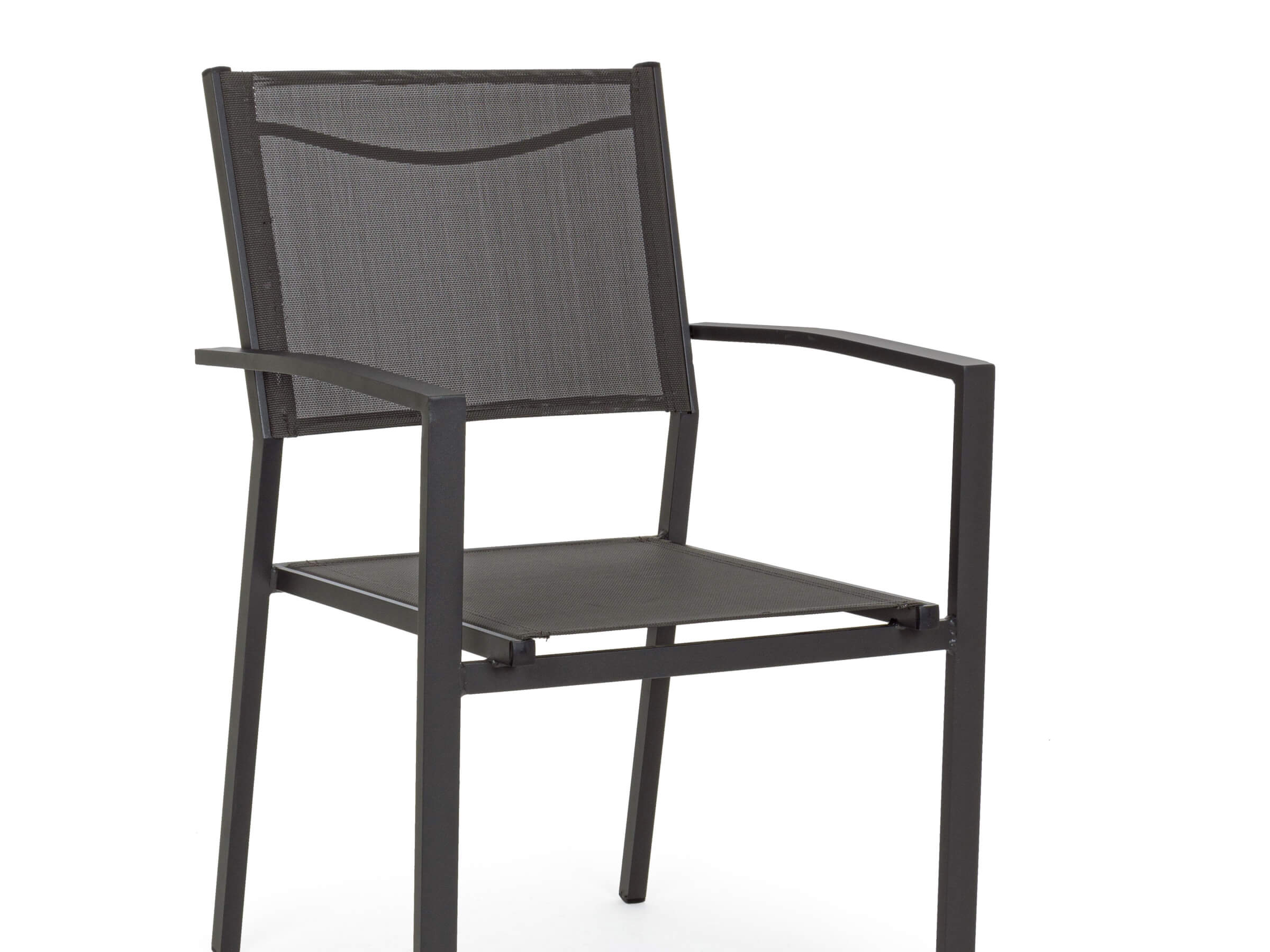SEDIA CON BRACCIOLI HILDE ANTRACITE