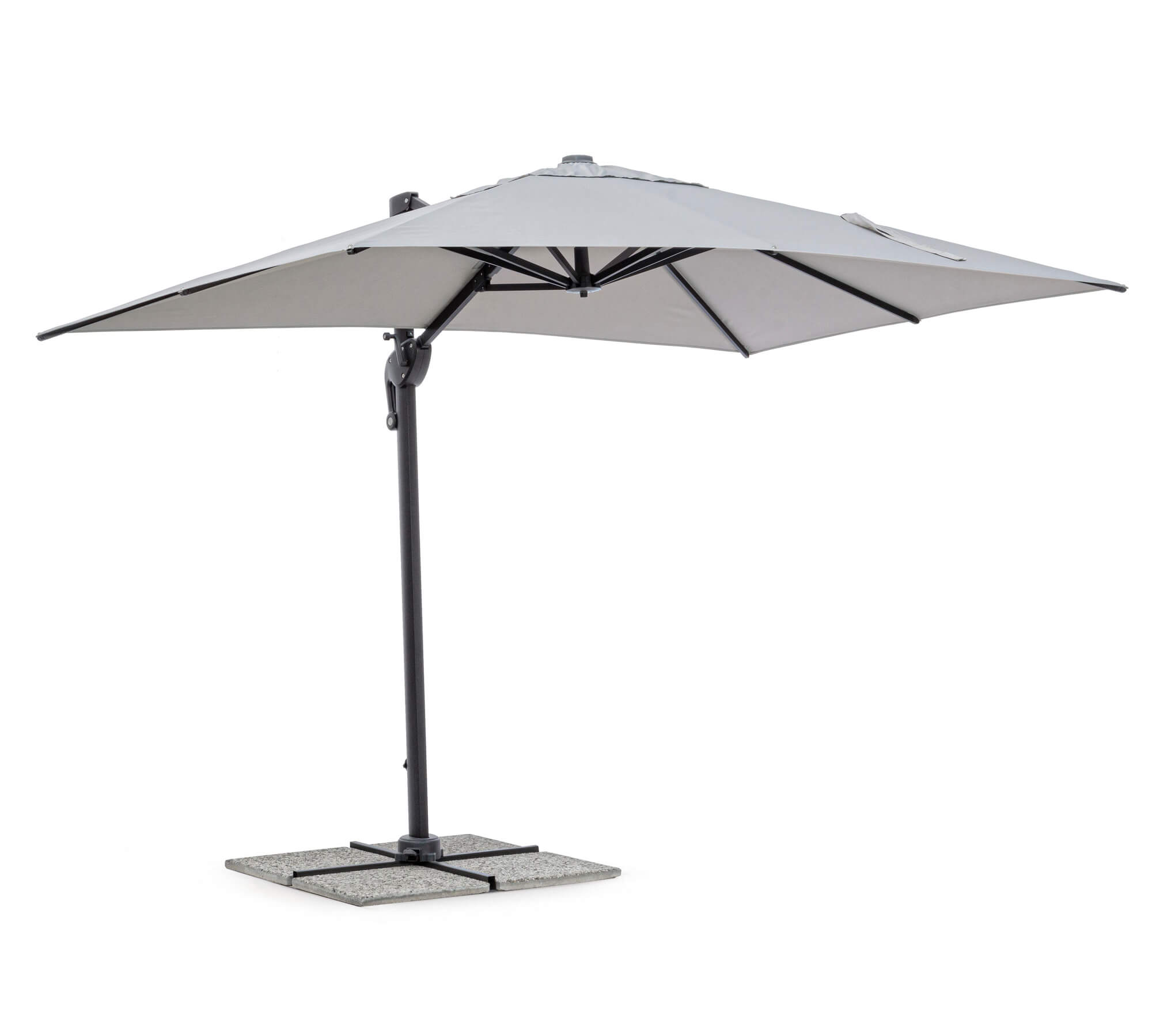 OMBRELLONE BRACCIO INES 2X3 ANTRACITE/GRIGIO