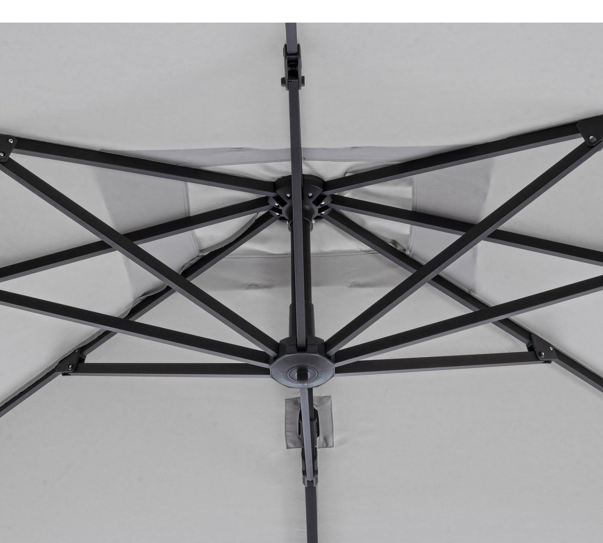 OMBRELLONE BRACCIO INES 2X3 ANTRACITE/GRIGIO