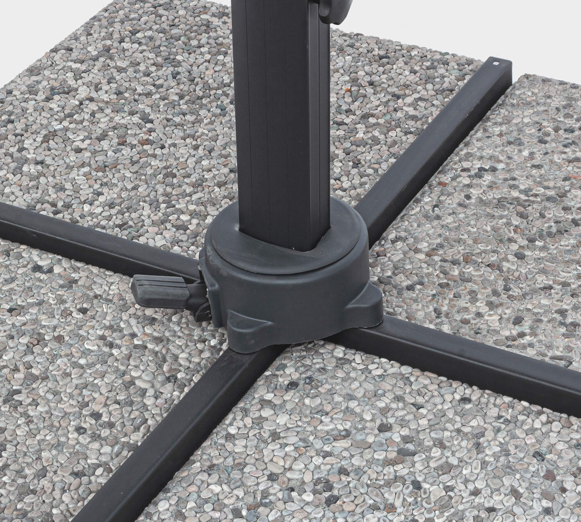 OMBRELLONE BRACCIO INES 2X3 ANTRACITE/GRIGIO