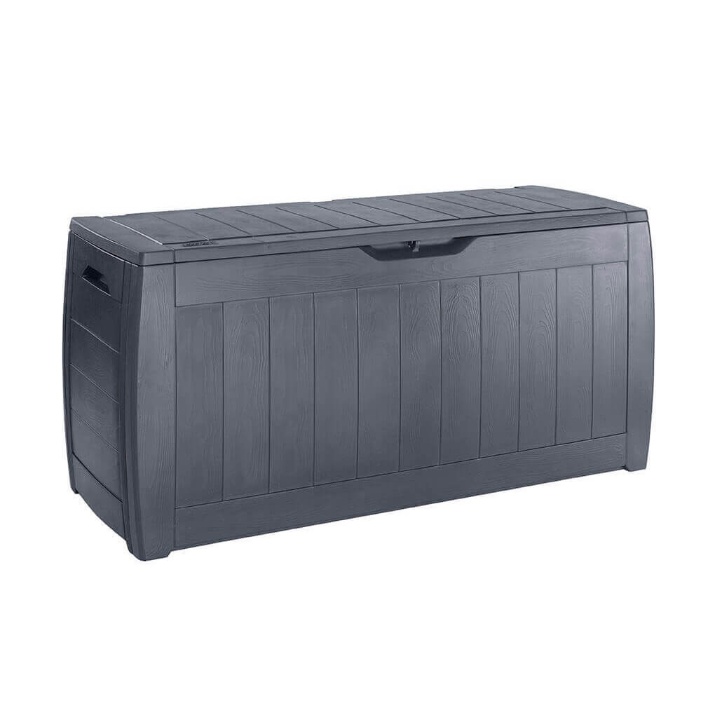 BAULE RESINA EFFETTO LEGNO CM.117.5X45X57.3 GRIGIO