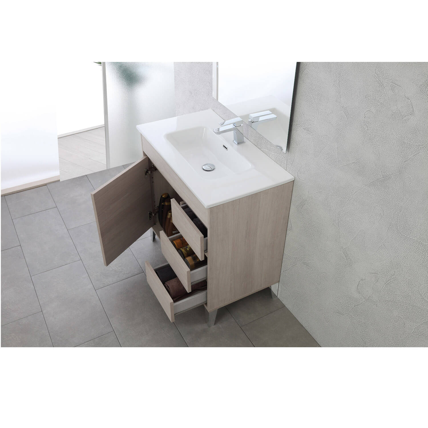 COMP.BAGNO CM.80 ROVERE CHIARO