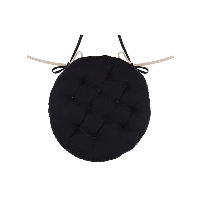 *COPRISEDIA DUO GALLETTE CM.38 NERO/LINO