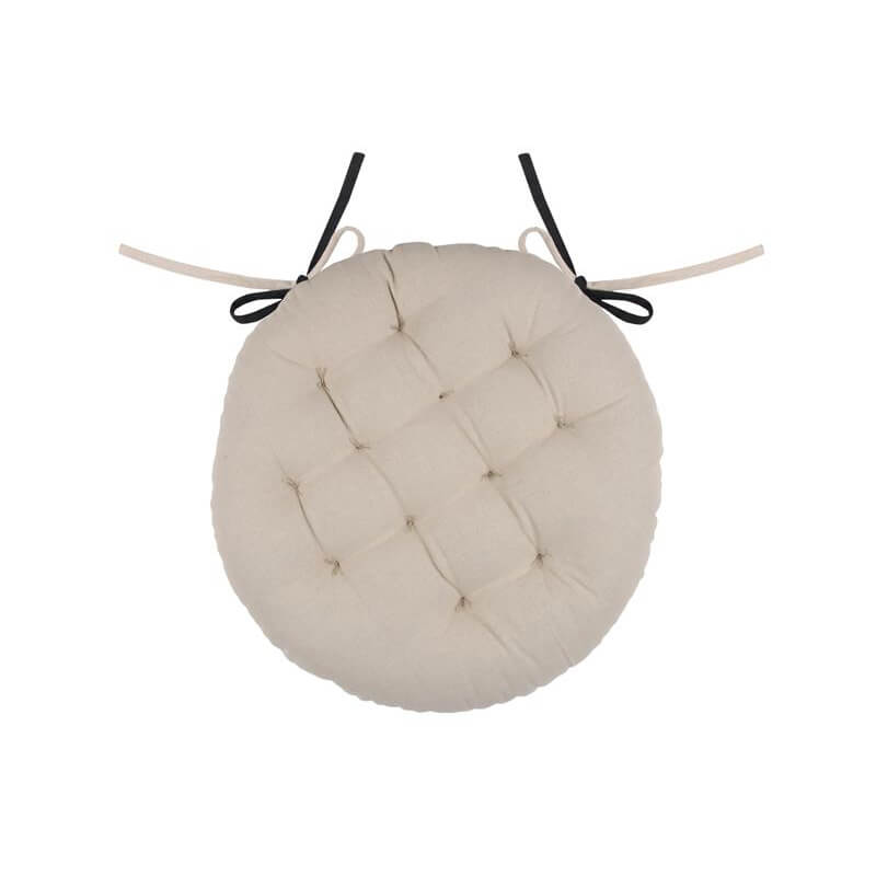 *COPRISEDIA DUO GALLETTE CM.38 NERO/LINO