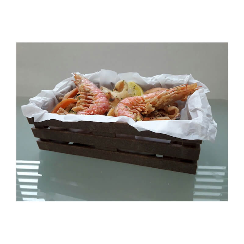 CESTINO SIMPLY BOX SABBIA 22X14X7CM.