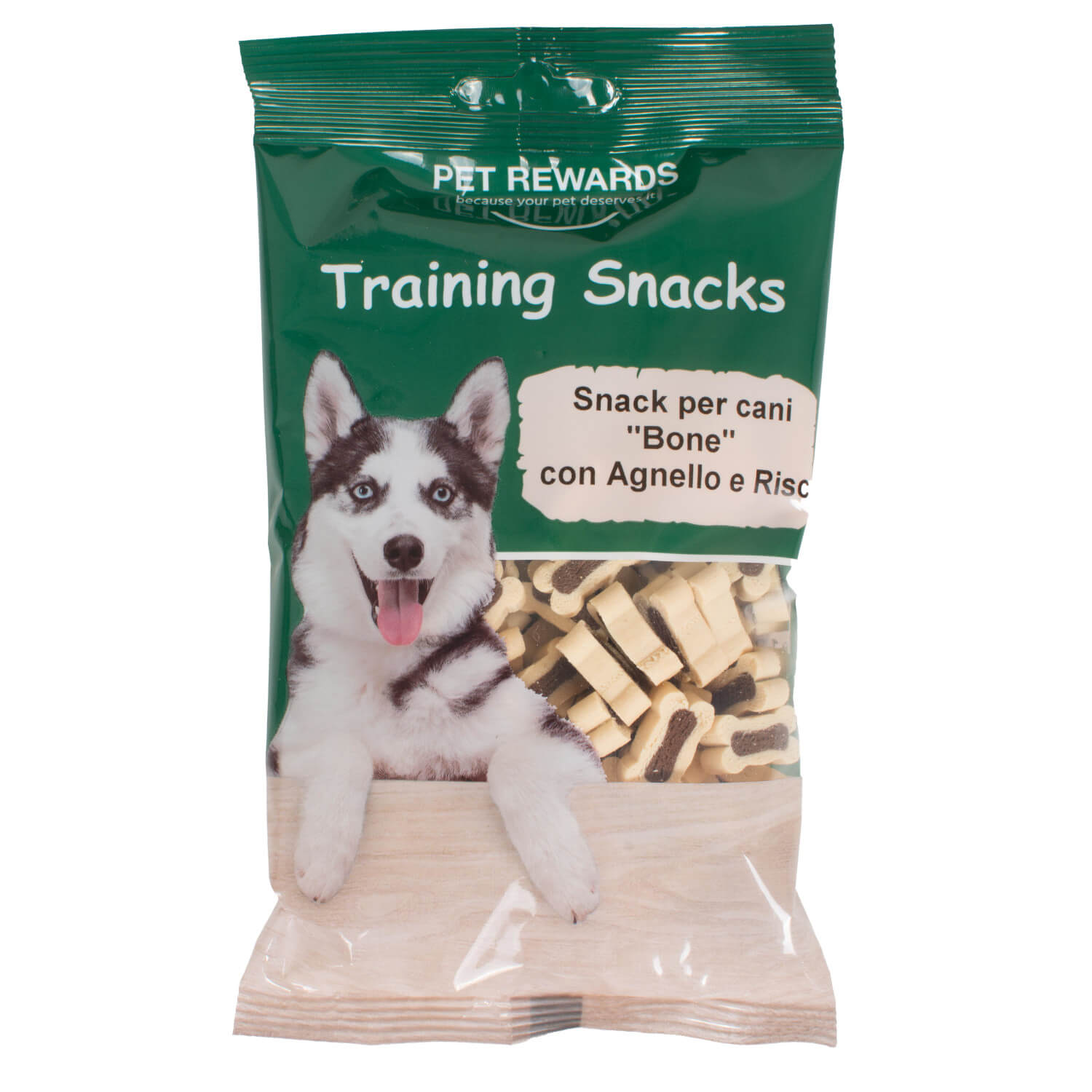 *SNACK PET REWARD CANI AGNELLO&RISO 120GR