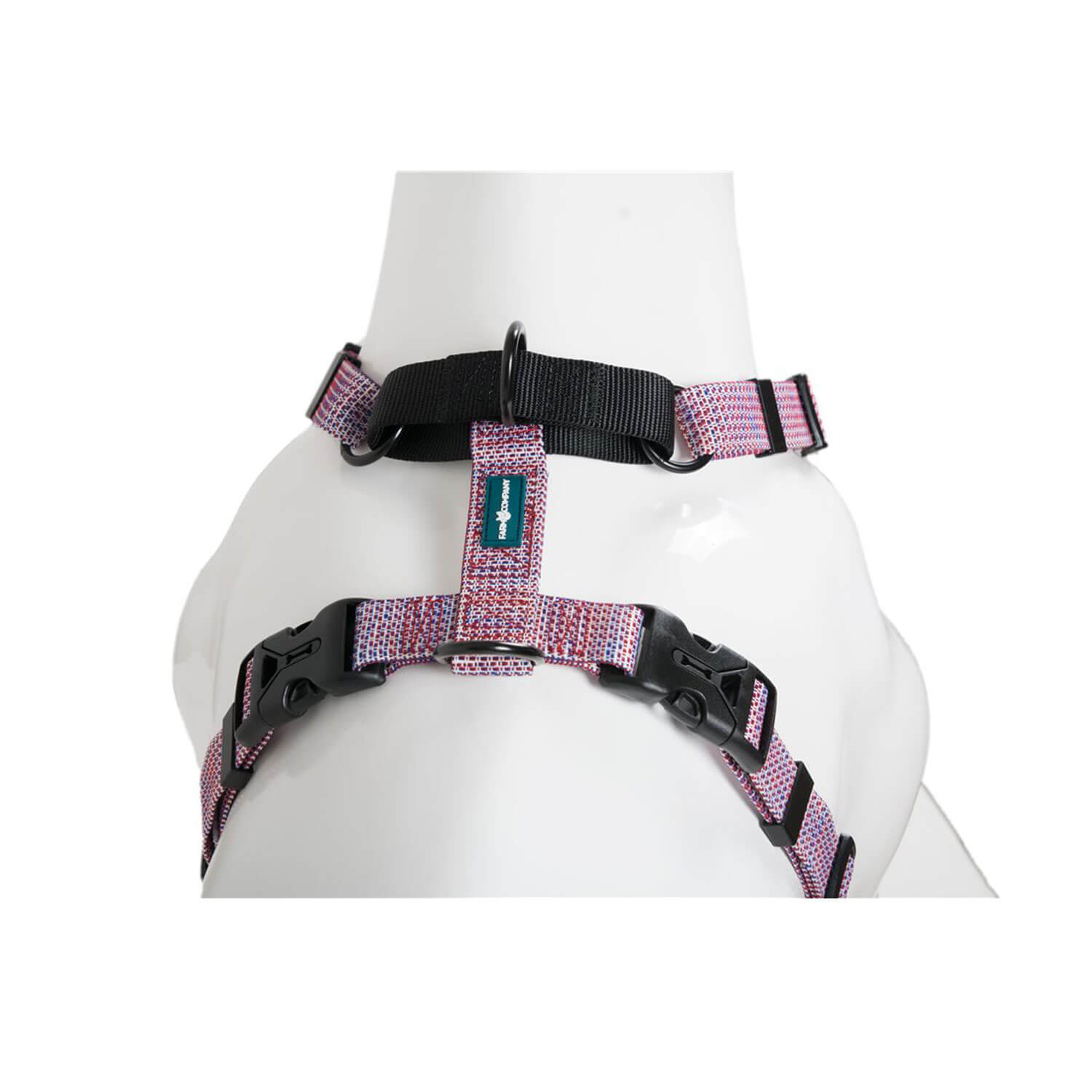 *PETTORINA NYLON DELUXE S 15MMX40 53CM BORDEAUX