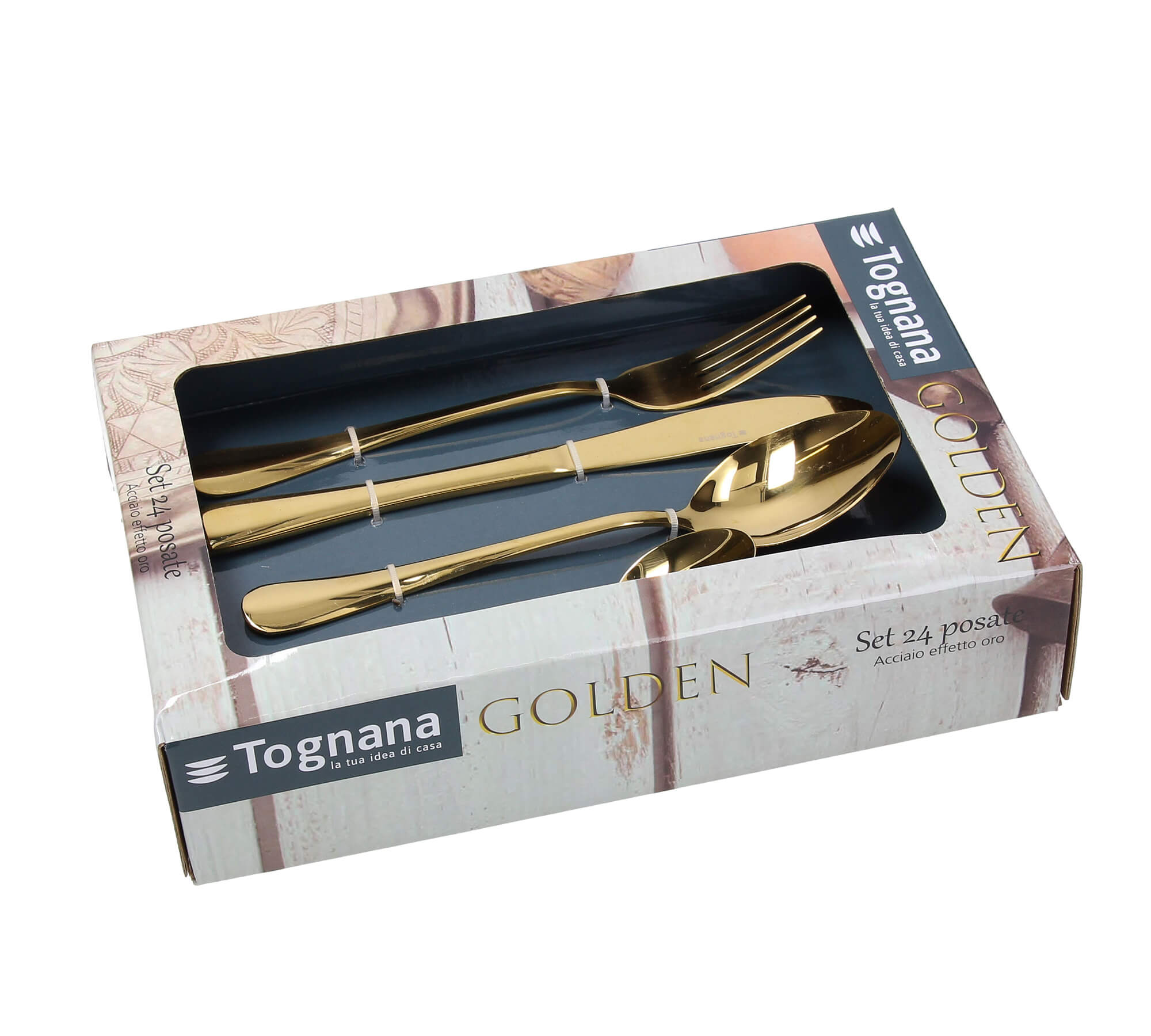 SERVIZIO POSATE ANTONY GOLDEN PZ.24 ORO