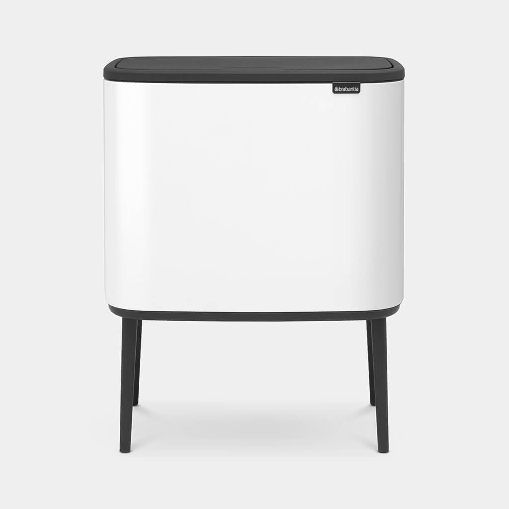 PATTUMIERA BO TOUCH BIN 11+23LT BIANCO