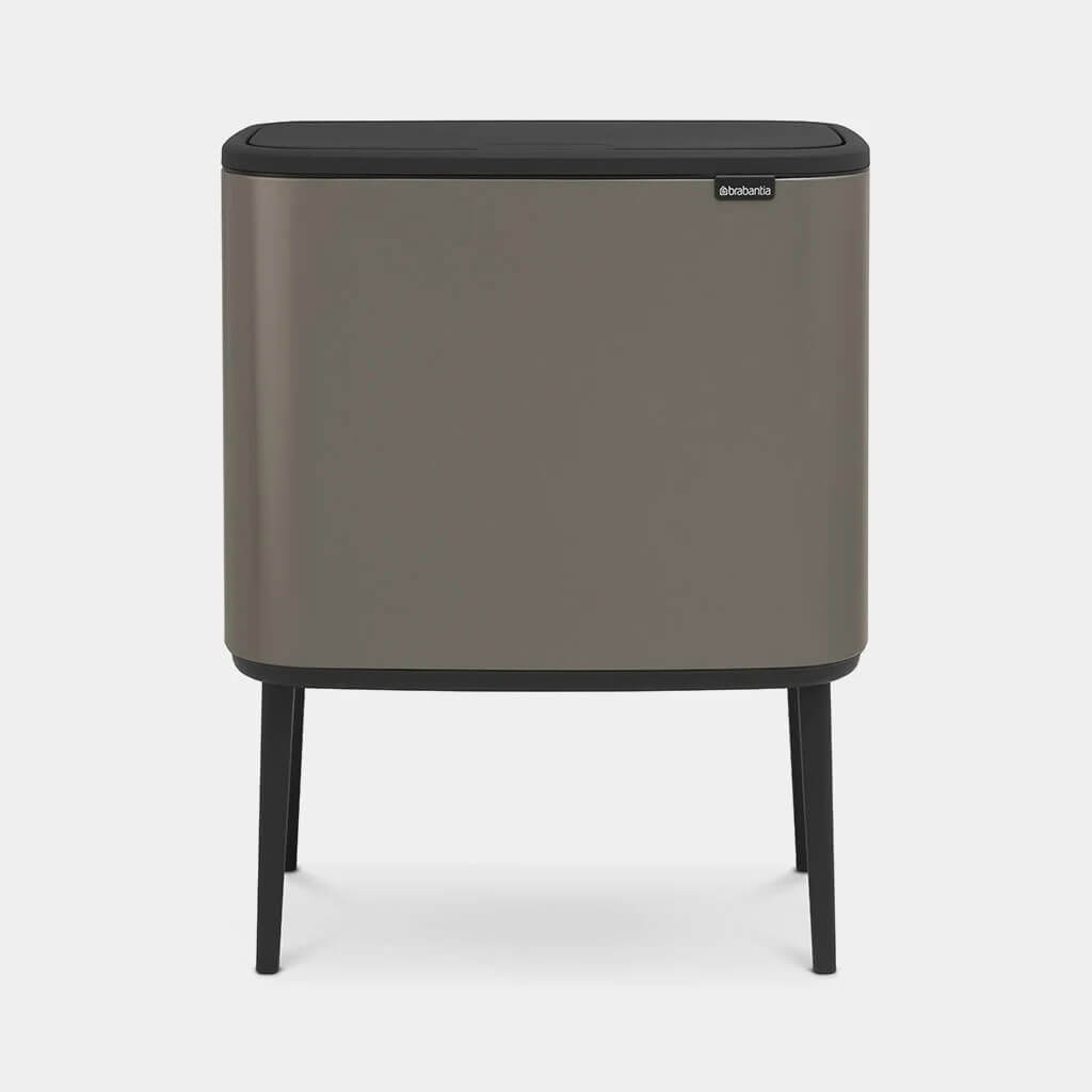 PATTUMIERA BO TOUCH BIN 11+23LT PLATINO