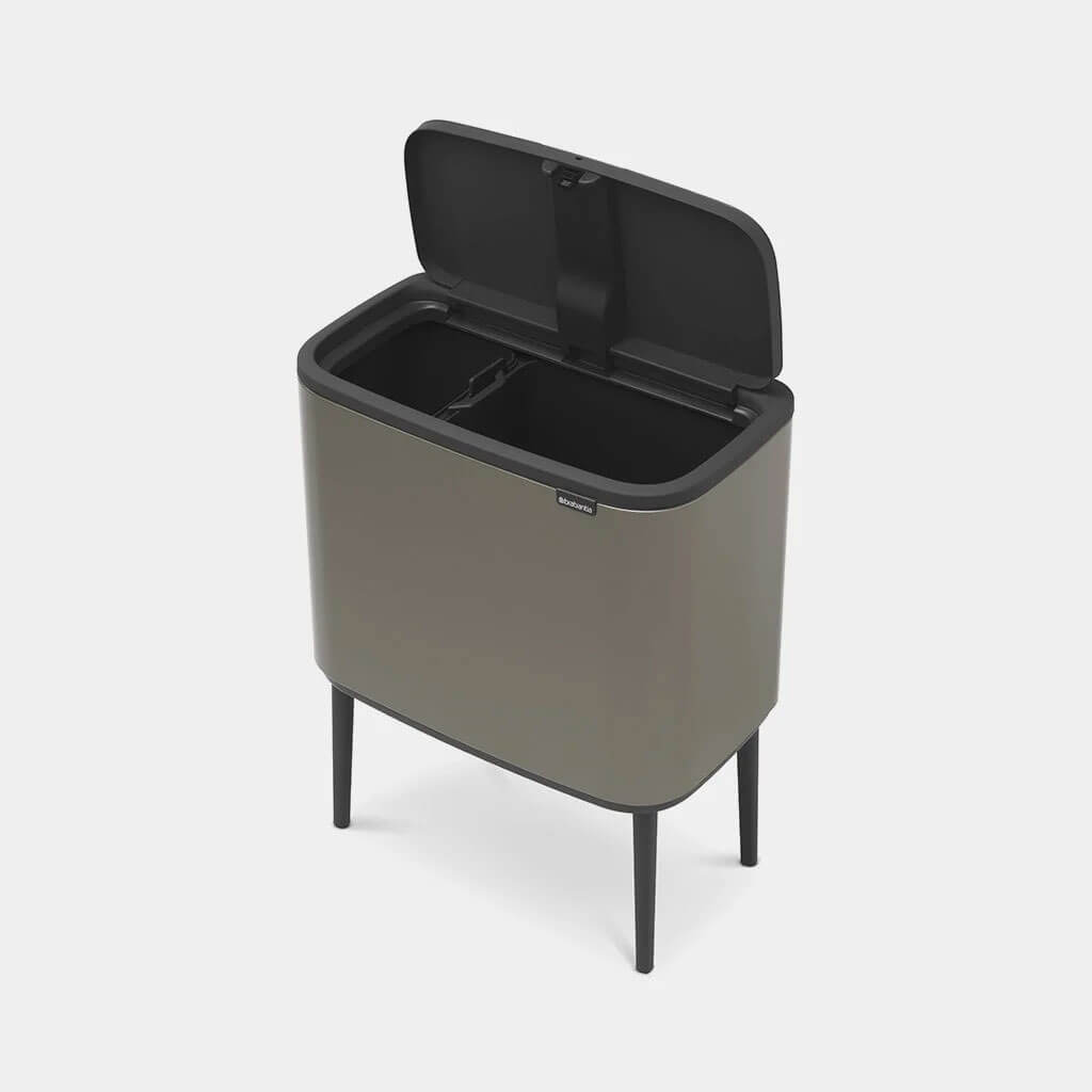 PATTUMIERA BO TOUCH BIN 11+23LT PLATINO