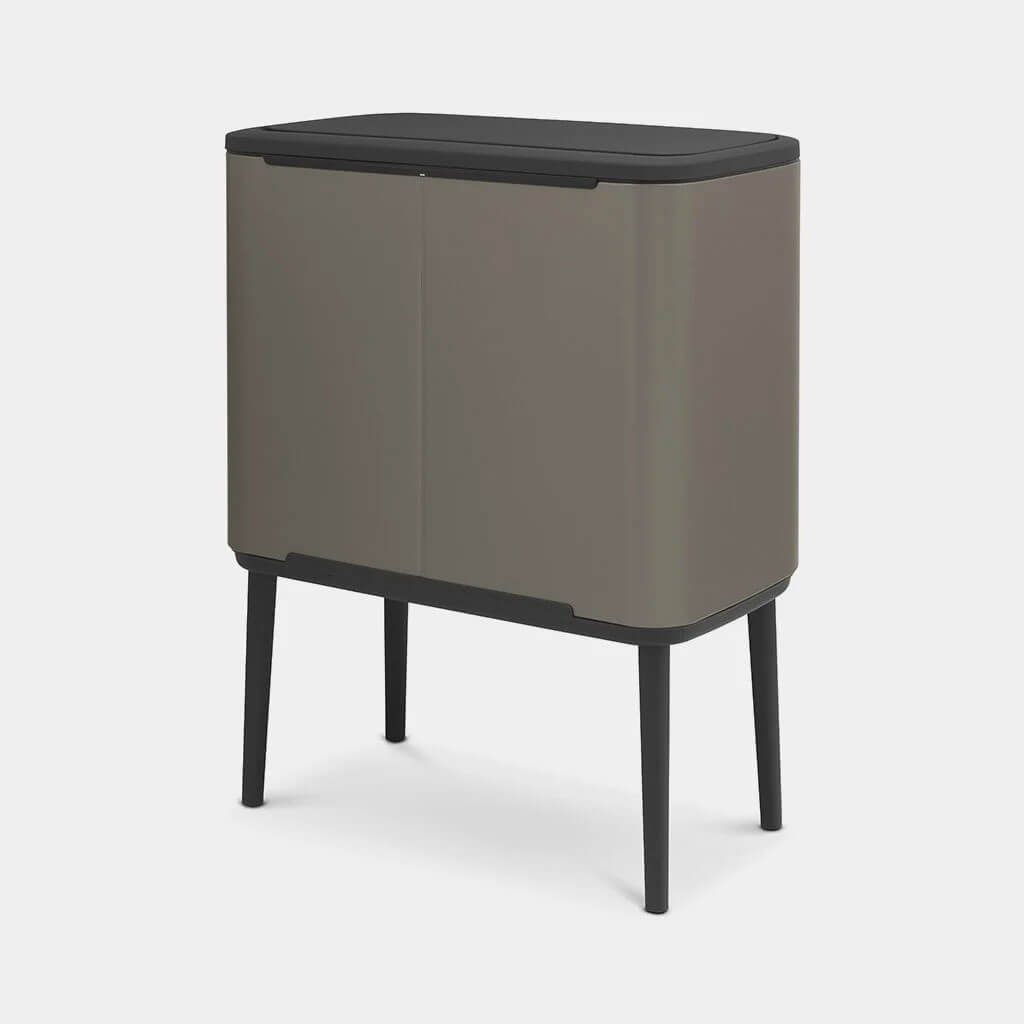 PATTUMIERA BO TOUCH BIN 11+23LT PLATINO