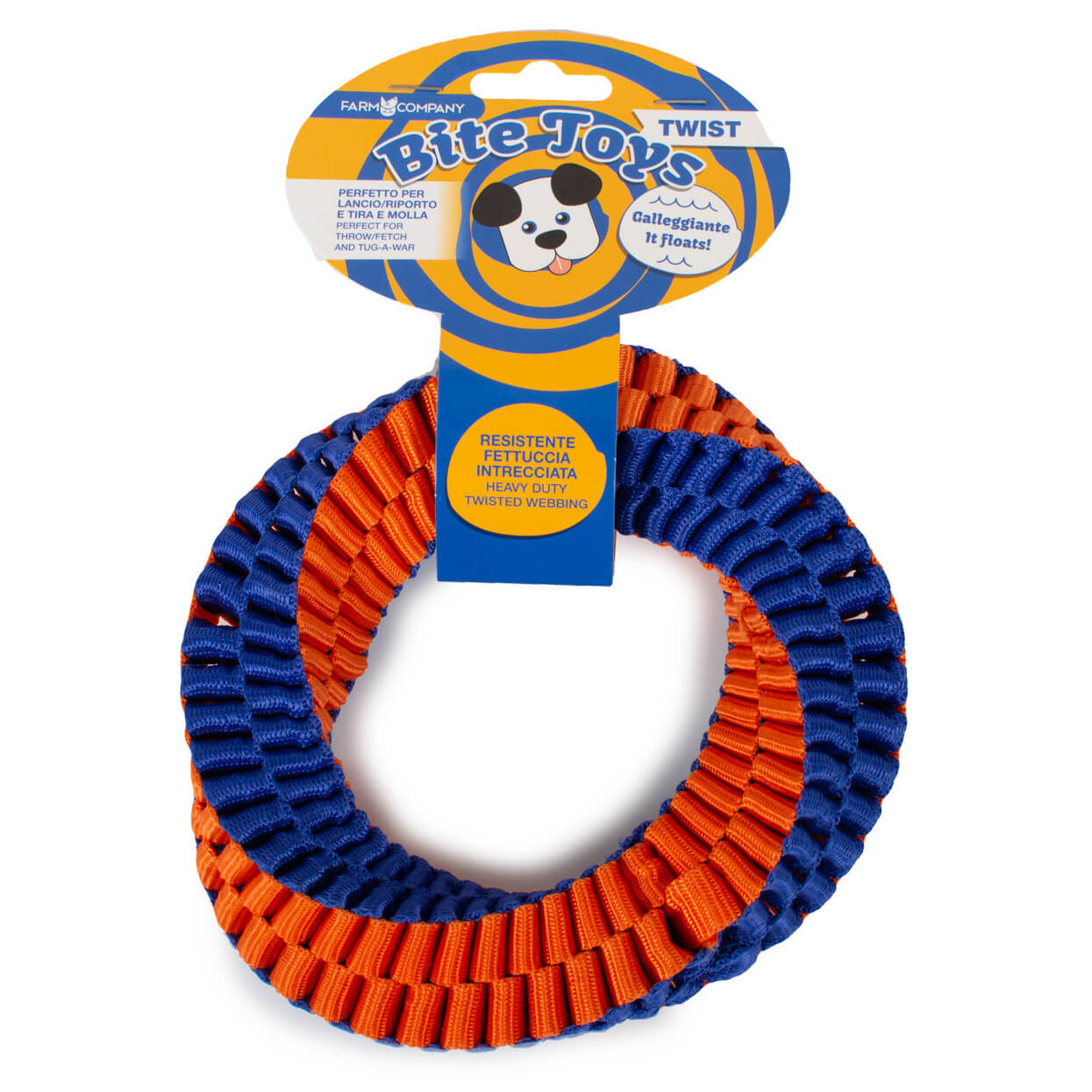 *ANELLO INTRECC.BITE TOYS TWIST S CM.13.5