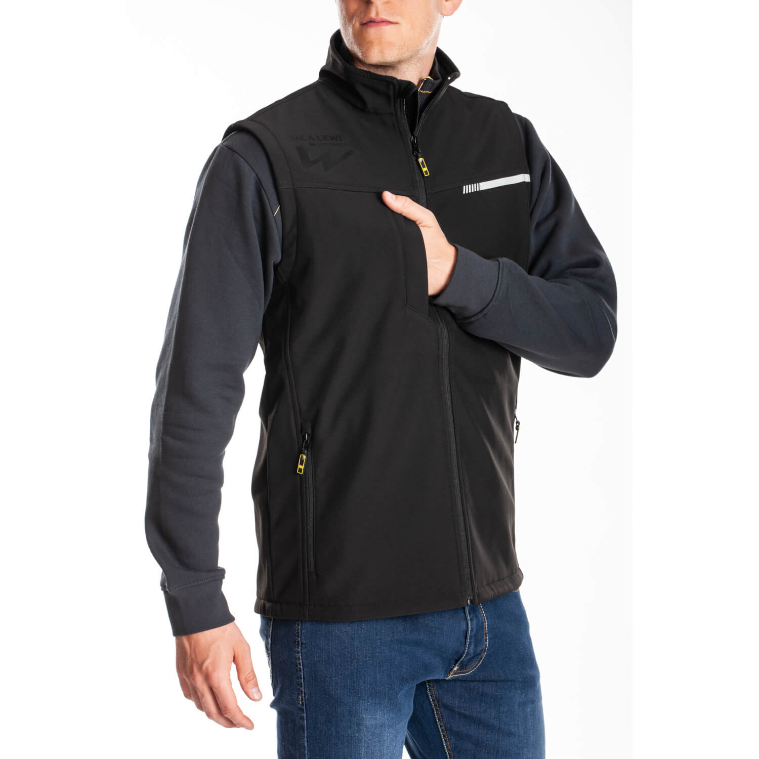 *GILET SOFTSHELL EASY GRIGIO TG.XL