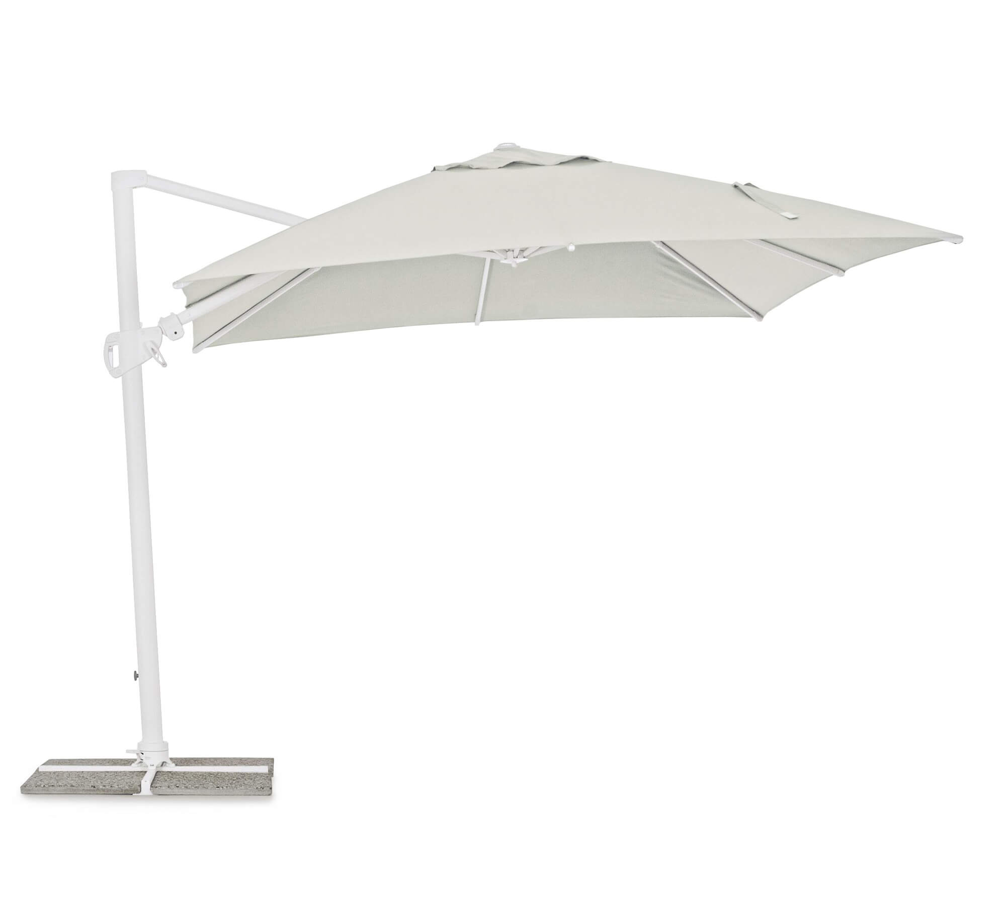 OMBRELLONE BRACCIO EDEN 3X3 BIANCO-NATURALE