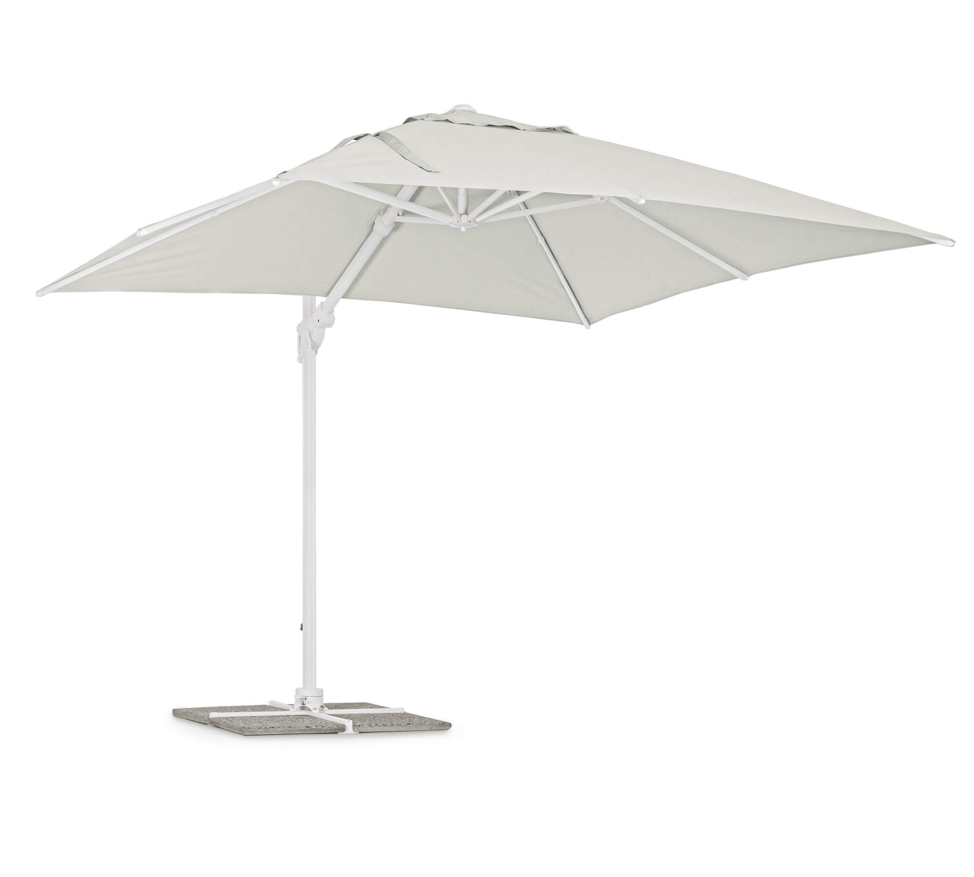 OMBRELLONE BRACCIO EDEN 3X3 BIANCO-NATURALE