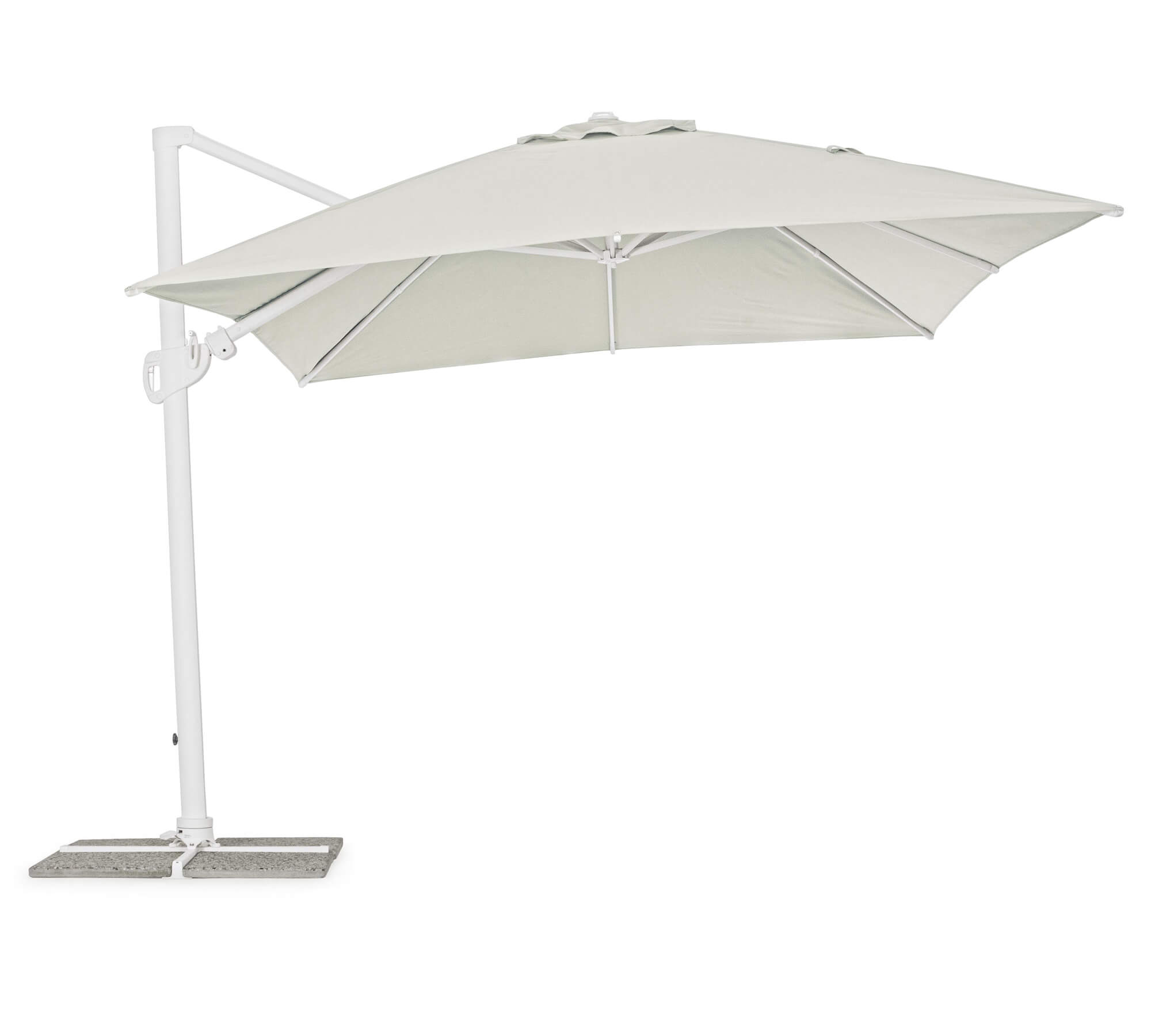 OMBRELLONE BRACCIO EDEN 3X4 BIANCO-NATURALE